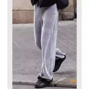 [르꼬끄](대전신세계)[60% OFF] (QP422OFPO1) 여성 벨벳 스트레이트 팬츠 / 대전신세계