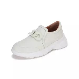 [무크]엠.무크 다인 소가죽 체인 슬립온 아이보리 516523309AQ