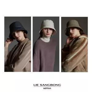 [이상봉에디션] 페이크 레더모자 LS019