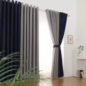 스테디 3중직 암막커튼 햇빛차단 2장 코디형 창형 중형 대형 거실 안방 아일렛 커텐