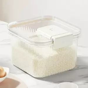 쌀벌레방지 방습 신선 밀폐보관 날짜표시 쌀통 5kg 쌀보관 쌀수납 컴팩트쌀통 잡곡통 쌀독