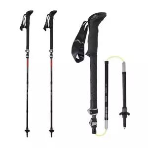 LEKI 레키 마카루 FX 카본 5단접이식 등산 스틱 지팡이 폴대 라이트앤트라사이트 65220631