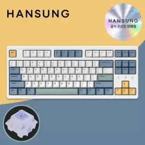 한성 TFG Cloud Max CL 써피 저소음 KTT블루 포각 키보드