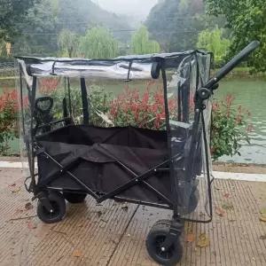 햇빛가리개 웨건 차양 블랙 캐노피 짐차 캠핑왜건