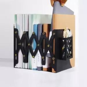 접이식 책꽂이 + 펜꽂이 길이조절 철제 접이식책꽂이 철제책꽂이 칸막이책꽂이