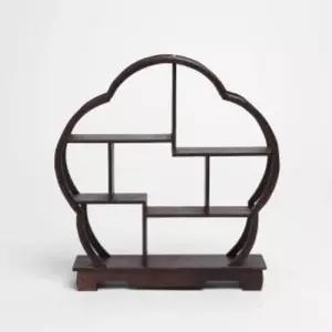 미니장식장 아트피플-F04 원목 다관 장식장 미니선반 매화 찻잔 장식장 미니장식장