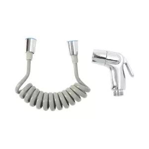 자동 스프레이건 1.5m 샤워기 청소용 호스세트 욕실용품 연속분사 튼튼한 간편한