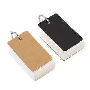 휴대용 미니 링 메모장 무지 단어장 암기 수첩 100매