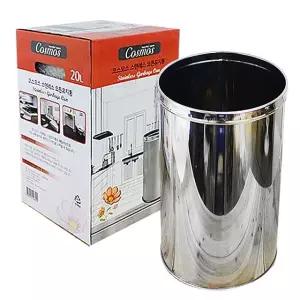 스텐오픈휴지통14L. 휴지통 쓰레기통 분리수거함 재활용 분리