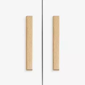 가구손잡이 2p세트 리폼 나무 오크 손잡이 옷장