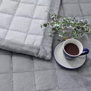 코잠데이 국내생산 무지 누빔 극세사 침대패드 SS/Q