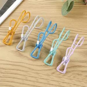 컬러 후크 집게 7개/걸이/만능/문서/고정/주방/도구/긴/과자/밀봉/고리/스텐/롱/문구/대왕/미니/모자/링