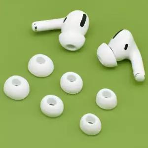 에어팟 프로 2 호환 이어 팁 1쌍 1세대 2세대 이어폰 캡 귀마개 고무 폼 이어팟 교체 실리콘