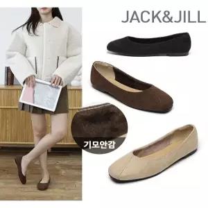 [잭앤질]잭앤질 기모안감 사선절개 플랫슈즈(JD3760)