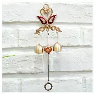 금백조 종(2P)/소리/도어벨/알림/벨/현관/문/장식/출입/풍경/액막이/풍수/자석/인테리어/딸랑이/고급/대문