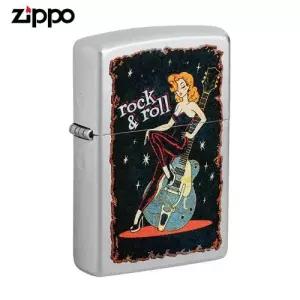 ZIPPO 라이터 프린팅 48930 Cool Chick Design 오일+심지+부싯돌 3종세트 포함