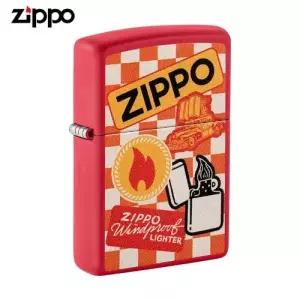 ZIPPO 라이터 프린팅 48998 Retro Zippo Design 오일+심지+부싯돌 3종세트 포함