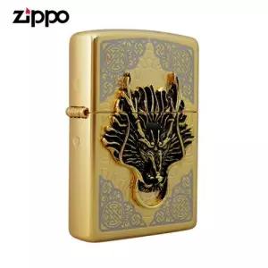 ZIPPO 라이터 엠블렘 DRAGON GUARD GN 오일+심지+부싯돌 3종세트 포함