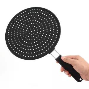 생선구이 기름뚜껑 실리콘 프라이팬 덮개 후라이팬덮개 기름냄비덮개 기름튐방지뚜껑