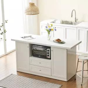 올리브 1600 인조대리석 렌지대형 홈바 아일랜드 MWF236C (착불)