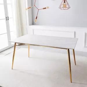 나무뜰 몬스 통세라믹 골드 4인 식탁 테이블 KEF012C (착불)