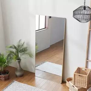 나무뜰 인디 스틸바 라운드 700 스탠드 전신거울 PKF007C (착불)