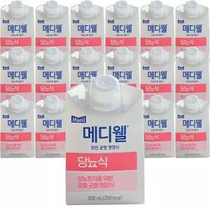 메디웰 당뇨식 200ml 30팩 균형영양식 식사대용 선물용 어르신간식 고단백 식이섬유