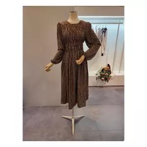 [대구백화점] [클리지]라운드 패턴 밴딩 롱 원피스(CP7WOP02)