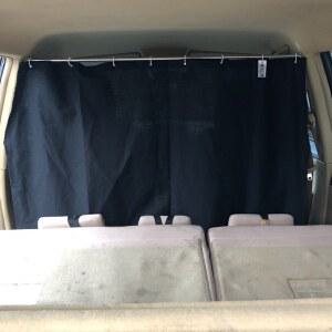 자동차 실내 커튼 액세서리 파티션 햇빛 차양 보호 차박