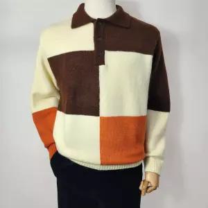 [파렌하이트]면분할 티에리 니트 오렌지 _U08FL