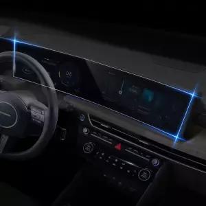 소나타디엣지[호환] 네비게이션 보호필름 풀커버세트