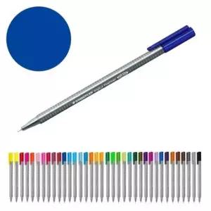 스테들러 트리플러스 화인라이너 334-3블루  0.3mm 청색) 갑 10개입) 자재