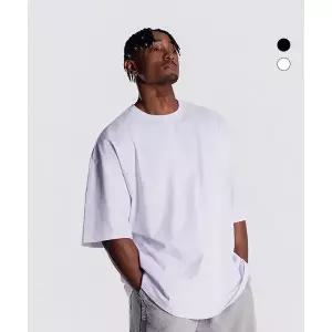 FREEDOM 무지 오버핏 티셔츠_2color