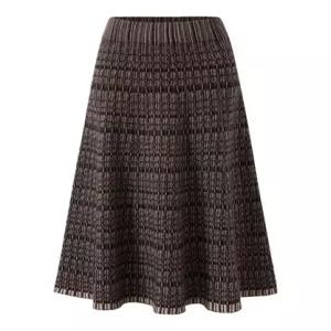 에브리데이]체크 밴딩 플레어 니트 스커트 EB4WH003D)