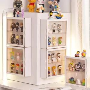 아트토이 피규어 진열장 소장용 아크릴 보관함 먼지차단 케이스 전시장 사각 벽걸이형