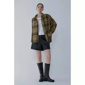 [VOV](의정부점)신세계 의정부 단독!!! [VOV] 보브 플란넬 체크 프린지 셔츠 7155460002