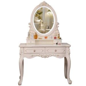 공주 화장대 엔틱 메이크업 세트 원목 서랍장 클래식