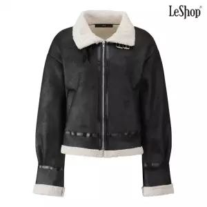 시어링 카라 집업 무스탕 자켓 (DP4JK001A)