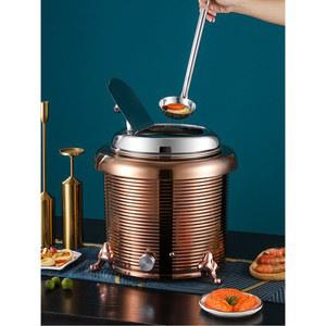 업소용 스프 중탕기 뷔페 짜장 10L 국물 블랙 탕온기 보온