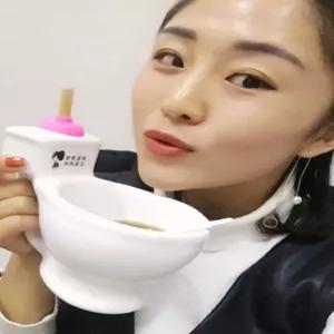 변기 라면그릇 변기 머그컵 4P 물컵 1세트 4P