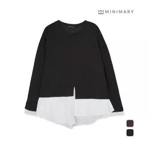 미니마리 [미니마리] 셔츠레이어드트임티 (MMA3TS58) 444190