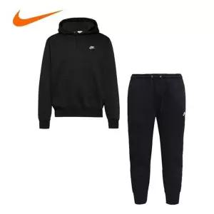 [나이키] 츄리닝세트 후드 조거세트 FN SET 블랙 기모