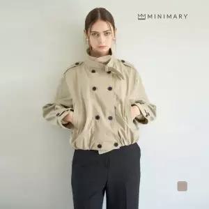 미니마리 [미니마리] 더블버튼하이넥자켓 (MMA3JK10) 384706