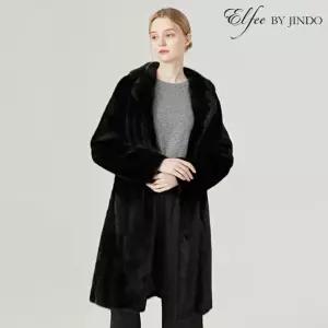 (etv)진도 Elfee 풀스킨 휘메일 밍크 롱코트 (E8W3EC13)