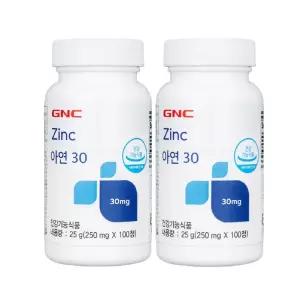 [롯데백화점]GNC [GNC] 아연30  2개 (263mg*100정*2개)
