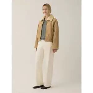 [리스트][겨울]밑단밴딩 무스탕 재킷[35547790]