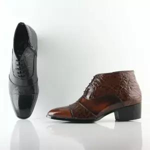 [슈띠끄 국내제작 수제화] M305캉 남자 정장 앵클 부츠 남성 앵글 부츠 소가죽 명품 수제 옥스퍼드 발목 구두 등볼제작 창갈이 가능
