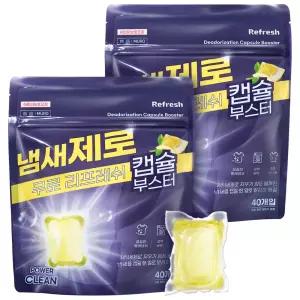무로 리프레쉬 냄새제거 캡슐 부스터, 40개입, 2세트