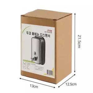 욕실디스펜서 리필 벽걸이 물비누 디스펜서 1L 스텐 (WF28744)