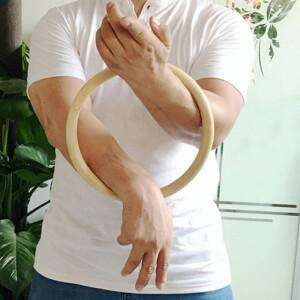 나무 반지 전통적인 손목 트레이너 윙 천 반지 강도 운동 장치 그립 강화제 쿵푸 훈련 장비